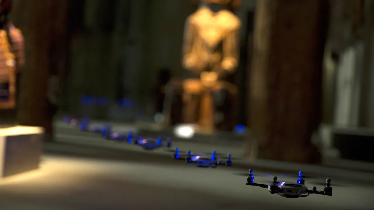 drones in line